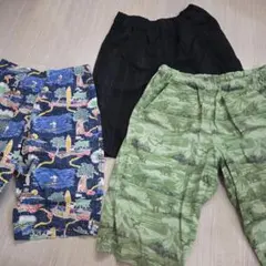 130cm ショートパンツ　3着