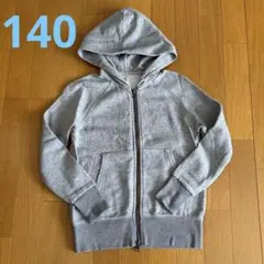MUJI パーカー グレー キッズ140