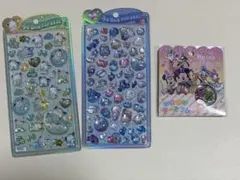 うるちゅるポップシール　おはじきシール　ポチャッコ うみのいきもの　ディズニー