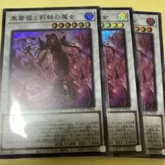 黒薔薇と荊棘の魔女　スーパー3枚　遊戯王