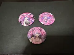 ホロライブ　綺々羅々ヴィヴィ　缶バッジ4点セット
