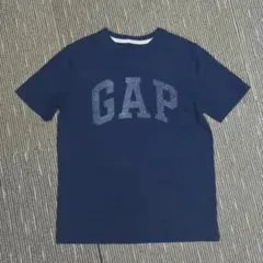 GAP ネイビー ロゴ Tシャツ　半袖　140