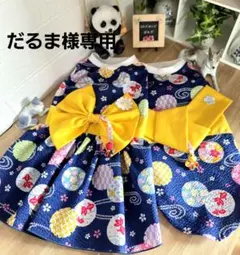 ハンドメイド犬服・浴衣風ワンピース