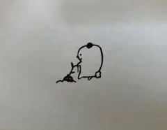 消しゴムはんこ/芋掘りくまさん