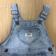 OshKosh B'gosh デニム オーバーオール ハートポケット