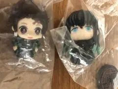 新品未使用　くら寿司　炭治郎 無一郎￼ フィギュアセット 鬼滅の刃