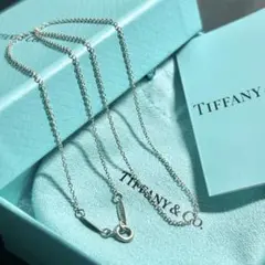美品 ティファニー チェーンネックレス あずき シルバー925 刻印