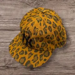 25J NY Yankees × New Era レオパード柄 キャップ