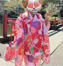 美品《三歳女児七五三被布着物セット》　京越卸屋　キョウエツのサムネイル