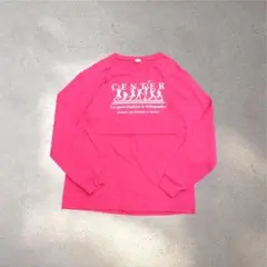 JERZEES 企業ロゴ ロンT L ピンク 古着 90s Y2Kのサムネイル