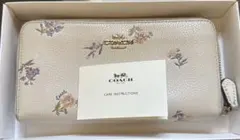 【最終値下げ】COACH 花柄 長財布