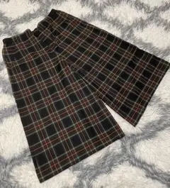 UNIQLO チェック柄 ガウチョパンツ Mサイズ