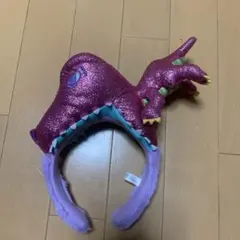ジュラシックパーク　カチューシャ　ラメ　ピンクusjユニバ