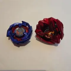 タカラトミー ベイブレードX ドランバスター メタルコート レッド ×2 次号予告】「BEYBLADE X」特別カラーのUXベイ「ドランバスター