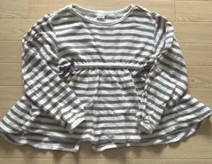 プティマイン　ボーダーカットソー