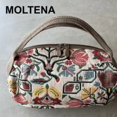 【MOLTENA】ハンドバッグ　刺繍バッグ