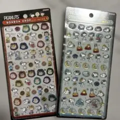 正規品　ボンボンドロップシールミニ　スヌーピ2枚セット