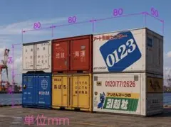 朗堂 コンテナ 詰め合わせ 4個 佐川急便 福山通運 日本梱包 JR貨物