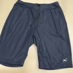 CWX　デサント製　ショートパンツ　4分丈　ネイビー　レディース　М