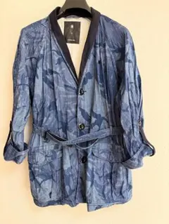 G-STARRAWネイビー系カモフラージュデニムジャケット