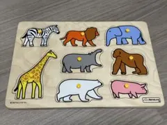 ボーネルンド 木製 動物型パズル 知育玩具 乳児向け