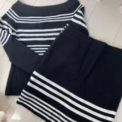 デイライルノアールニットスカートセット2点