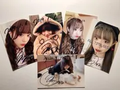KissBee 大江れな 直筆サイン入り写真5枚組