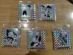 ドラゴンボール40周年記念 オリジナルイラスト　シールウエハース2　5枚セット