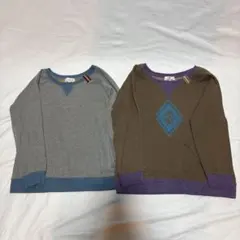 ネイティブ柄 スウェット 2点セット M 古着