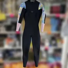 ROXY ロキシー3ミリウェットフルスーツ 黒 リーフパターンM - メルカリ