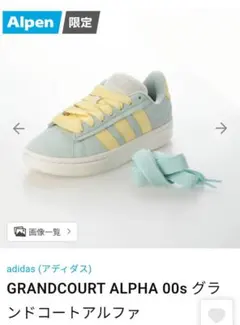 adidas アルペン限定　グランドコートアルファ　スニーカー