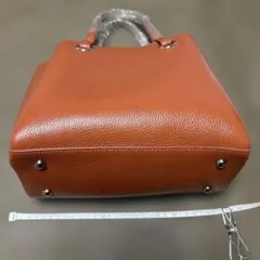 BARCOS バルコス バッグ 2点セット 未使用 トート ショルダー オレンジ