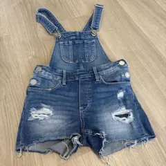 h&m 110 120 キッズ オーバーオール ショートパンツ