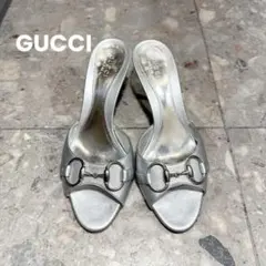 ♡即日発送♡ GUCCI シルバーサンダルのサムネイル