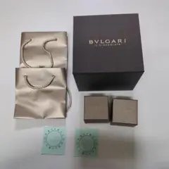 BVLGARI ギフトボックス(空き箱)とショップ袋　シールセット