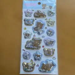 正規品 リラックマ キラッとぷくぷくエアーシール ぷっくり スパンコール