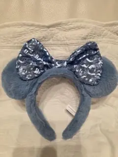 美品☆ミニーマウスカチューシ・スパンコール