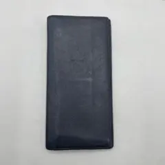 PRADA✨️長財布 折り財布 メンズ ロゴ型押し レザー 黒 ブラック