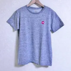 ザノースフェイス　スモールボックスロゴ　半袖Tシャツ レディース グレー