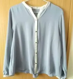 Honeys GLACIER Lサイズ ライトブルー 長袖シャツ