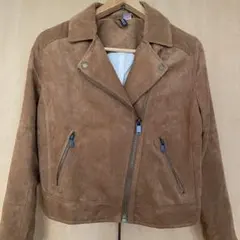 未使用★H&M スエードライダースジャケット EUR 40