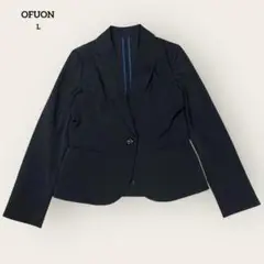 OFUON フォーマル ベーシック ジャケット ブラック L
