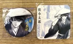 銀魂展　桂小太郎　コレクション缶バッジ　アートコースター