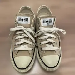 コンバース　オールスター　ローカット　ベージュ