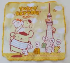 ポムポムプリン　ハンドタオル　ハンカチ　タオル