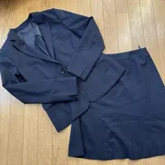 美品　エヌライン プレシャス　ダークネイビー スーツ　ウォッシャブル　15号