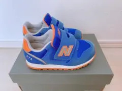 New Balance 373 キッズシューズ 青/オレンジ ニューバランス