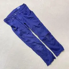 Antgauge カーゴパンツ ブルー テーパード コットン シンプル Mサイズ