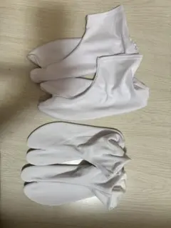 ホワイト 足袋 ボタン付き　2足セット
