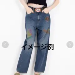 HYSTERIC GLAMOUR ヒス うさぎ 刺繍 デニム 28inchのサムネイル